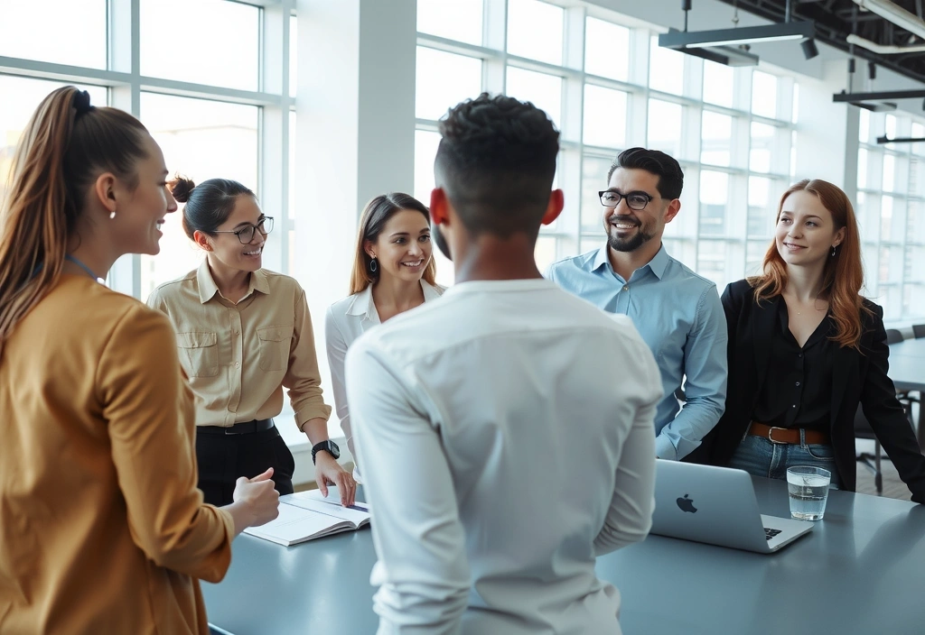 Diverse team collaboration representing Oillyded's inclusive workplace culture